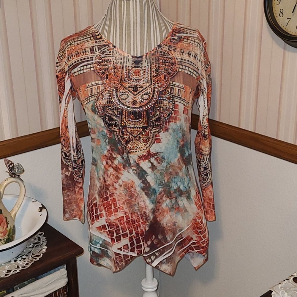 Reba bling top